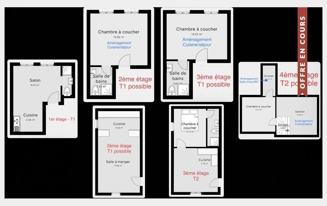 SOLOGEC IMMOBILIER : Immeuble | MENDE (48000) | 123 m2 | 85 000 € 