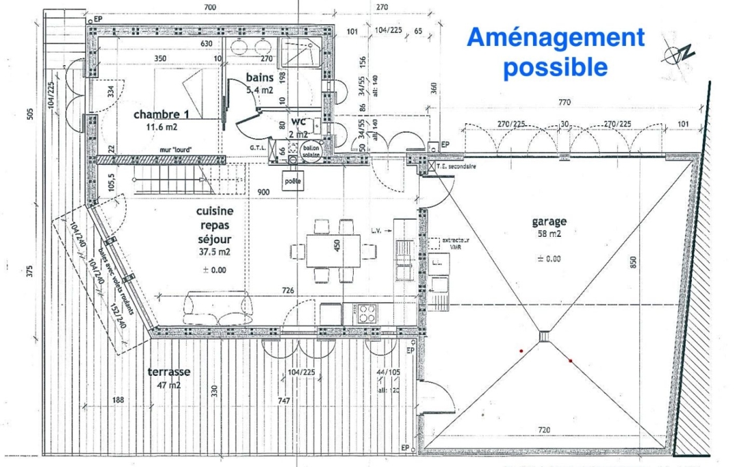 SOLOGEC IMMOBILIER : Maison / Villa | SAINT-ETIENNE-DU-VALDONNEZ (48000) | 96 m2 | 156 000 € 